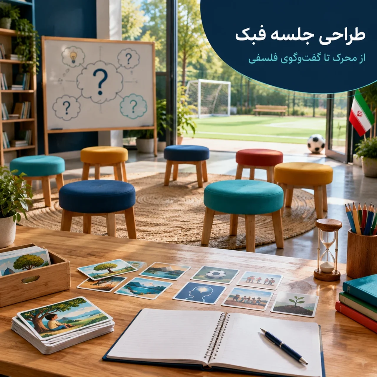 طراحی جلسه فبک؛ از محرک تا گفت‌وگوی فلسفی